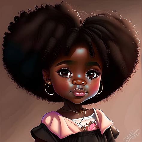 "black cute chubby girl art" | Gallery | Stablecog