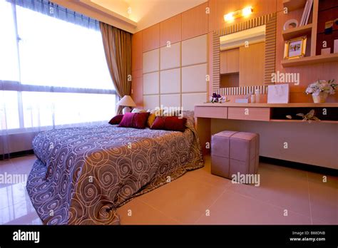 Bedroom with make up desk Stock Photo - Alamy