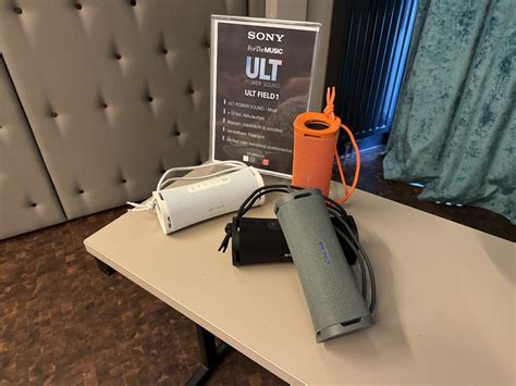 Sony ULT FIELD 1, ULT FIELD 7 and ULT TOWER 10 officially launched