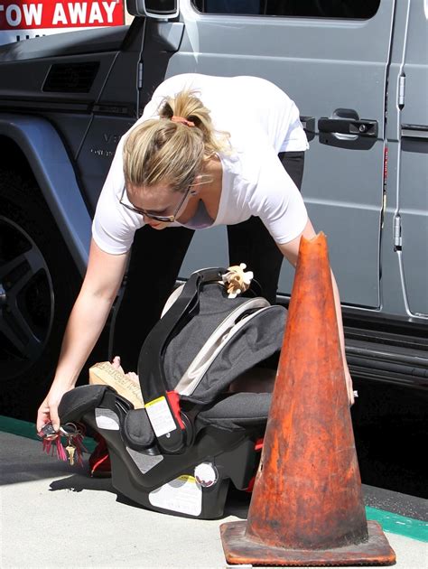 Celebrity World: Hilary Duff – Downblouse Candids in Los Angeles