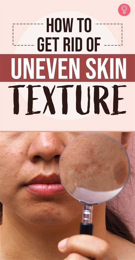 how to get rid of texture face skin