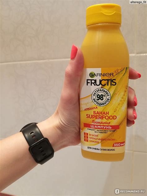 Шампунь Garnier SuperFood Банан Питание для очень сухих волос - «Super ...