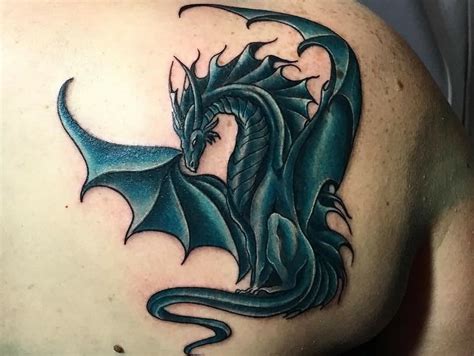 ancient celtic dragon tattoo