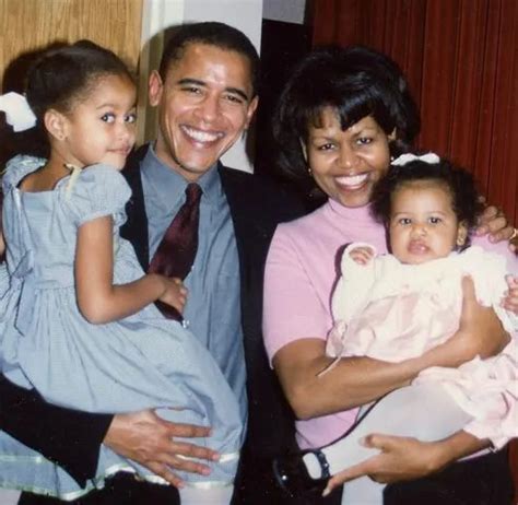 See Barack and Michelle Obama's Rare Family Photos with Daughters Sasha ...