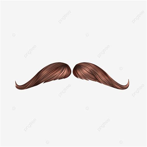 Fake Beard White Transparent, Brown Beard Modeling Fake Mustache, Hand ...