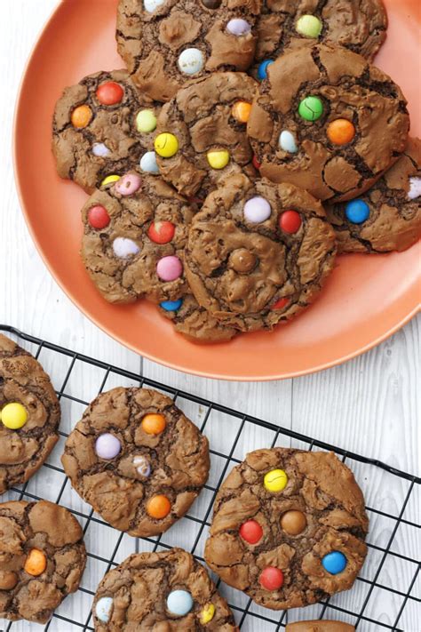 easy smartie cookies recipe easy smarties cookie recipe efny