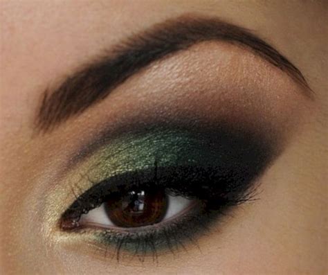 12+ Marvelous Women Green Eye Shadow | Green makeup, Green eyeshadow ...