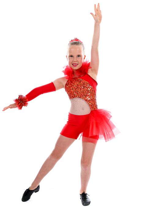 red jazz costume