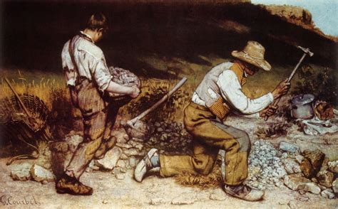 Gustave Courbet: The Stone Breakers | Realisme kunst, Idee verf, Artiesten