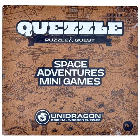 Купить "Деревянный игровой набор QUEZZLE: Космические приключения. Мини ...