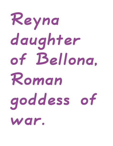 Reyna daughter of bellona, roman goddess of war. | ODT | Hinduism