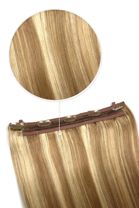 Darkest Brown Quad Weft Hair Extension Clip In Hair Piece | Cliphair UK
