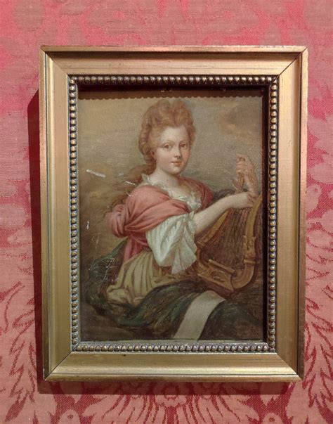 Proantic: Petit Portrait Style Louis XIV