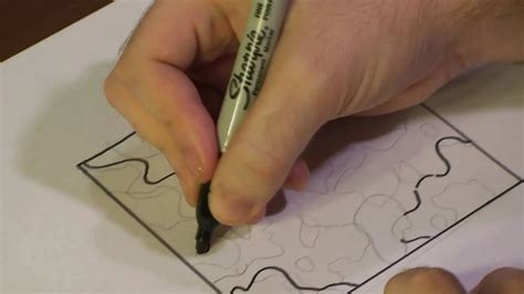 how to draw a camouflage pattern
