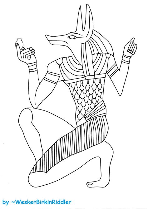 Anubis sketch 2 by WeskerBirkinRiddler on DeviantArt