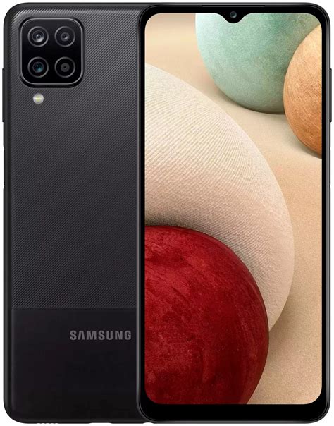 Смартфон Samsung Galaxy A12, 4.128 Гб, Dual SIM (nano-SIM), Black ...