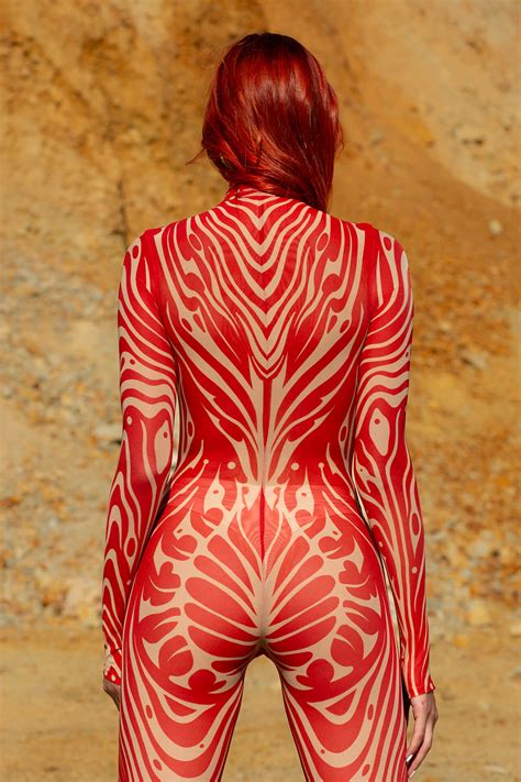 Ruby Mirage Mesh Costume - BADINKA