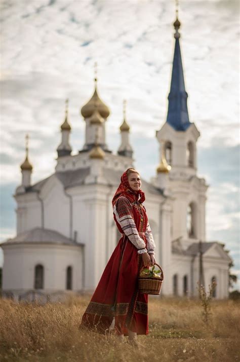 Русский народный костюм | Народный костюм, Фольклорный стиль ...
