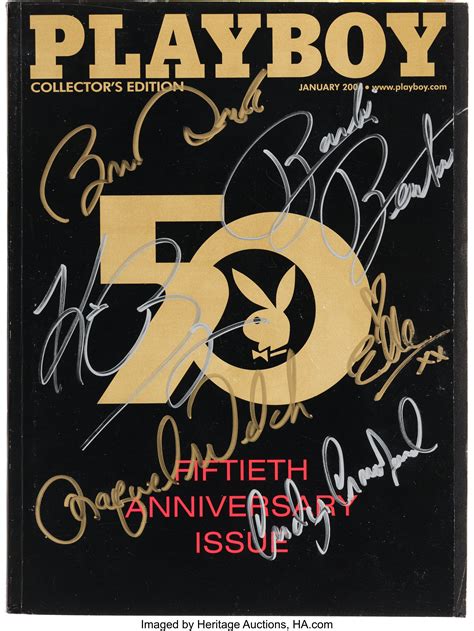 Playboy 50th Anniversary Issue Signed by Kim Basinger, Cindy | Lot