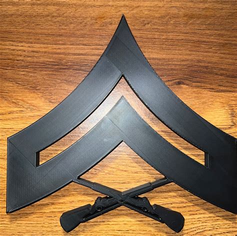 USMC Corporal Rank 9x9 - Etsy