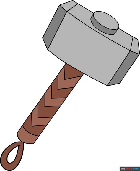 thors hammer outline