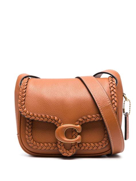 Coach Leather Crossbody Bag - Brown | Editorialist