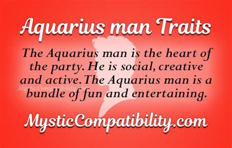 Aquarius Man: Traits, Personality, and Compatibility - Hunter Games Magazine