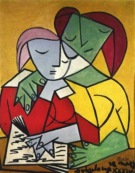 Картина Пабло Пикассо. Две читающие девушки. 1934 | Pablo picasso art ...