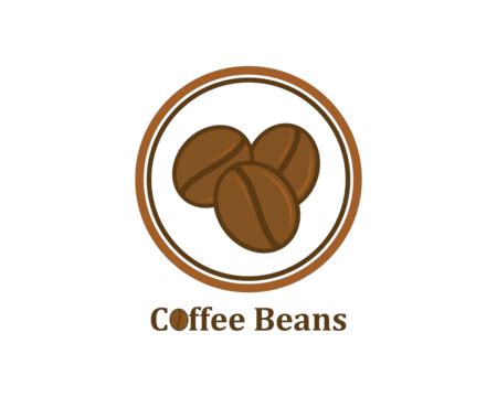 gambar biji kopi logo png vektor psd  clipart  background