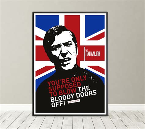 Italian Job. Michael Caine Portrait. Digital Print. Released - Etsy UK
