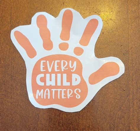 Every Child Matters Hand Print Waterproof Car Sticker Decal. - Etsy Canada