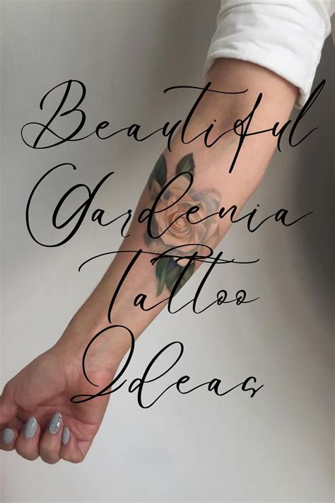 Beautiful Gardenia Tattoo Ideas (Simple + Minimalist) - Tattoo Glee