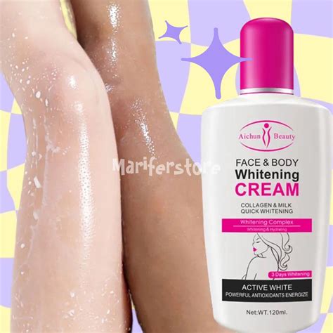 Crema Blanqueadora Cuerpo y cara Aichun – La tienda de Marifer Store