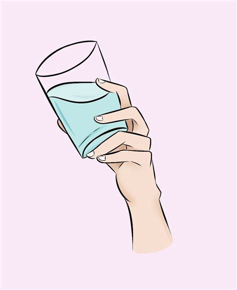 Drink More Water Already Hand, hand drawing, hand reference, drinking ...