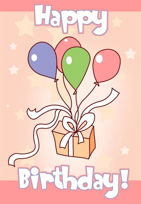 Birthday printable cards