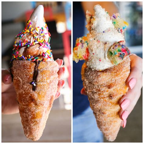 You Can Now Have Ice Cream In A Doughnut Cone At Cow Tipping Creamery ...