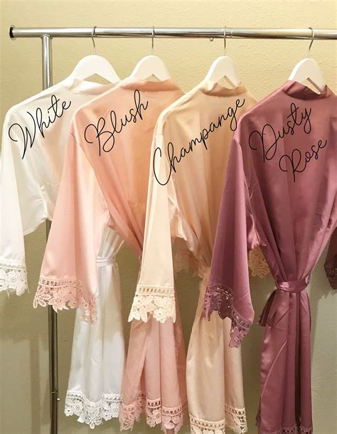 BRIDESMAIDS Robes Bridesmaid Lace Robes Lace Robes Lace | Etsy