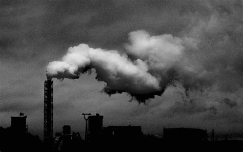 monochrome photo  industrial plant  stock photo