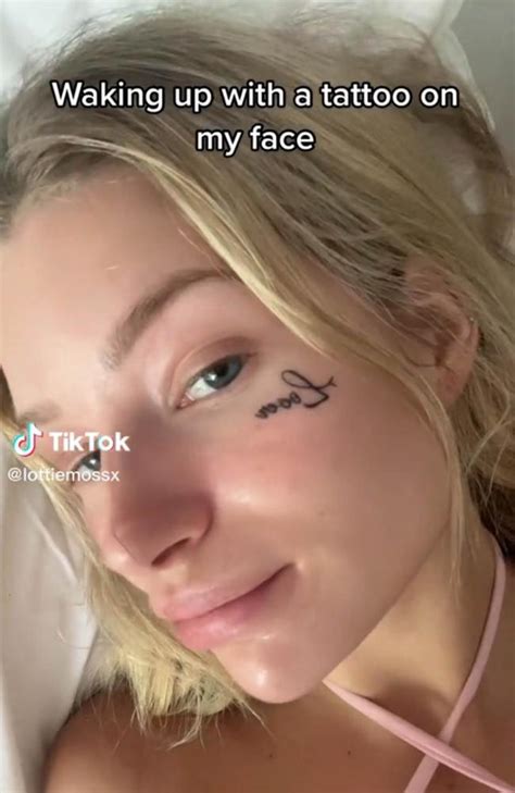 Kate Moss’ sister, Lottie Moss, hits back at critics of face tattoo ...