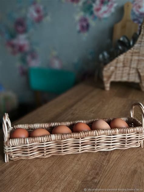 Корзина для кухни. Плетеная корзинка для яиц в интернет-магазине ...
