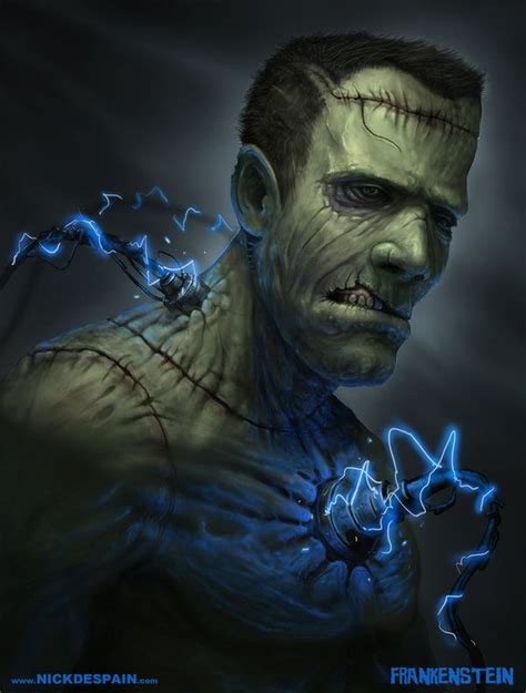 FRANKENSTEIN by ~NickDeSpain | Frankenstein art, Frankenstein ...