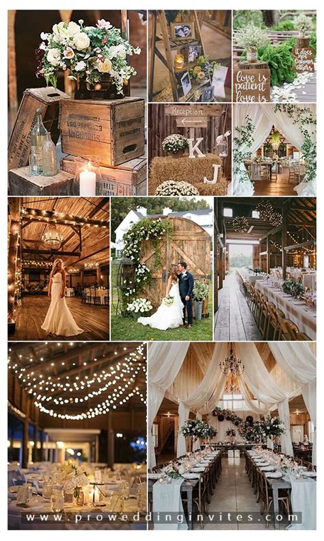 treacly  romantic rustic barn wedding decor ideas