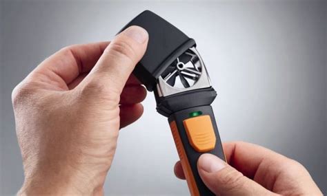 testo 410i akıllı telefon ile yönetilebilen pervane anemometre