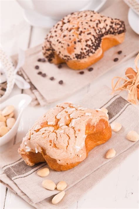 Colomba Italian Easter Dove Bread. Stock Photo - Image of dessert ...