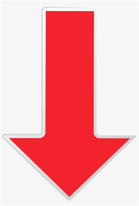 Red Down Arrow Png - 4628x6503 PNG Download - PNGkit