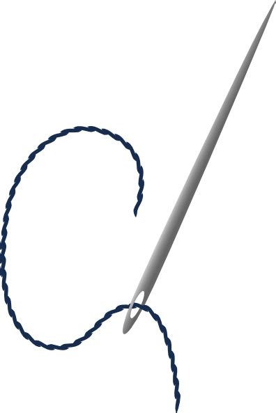 Нитки и иголка PNG