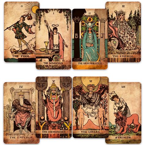crafterian classic tarot set  gold edged classic cards
