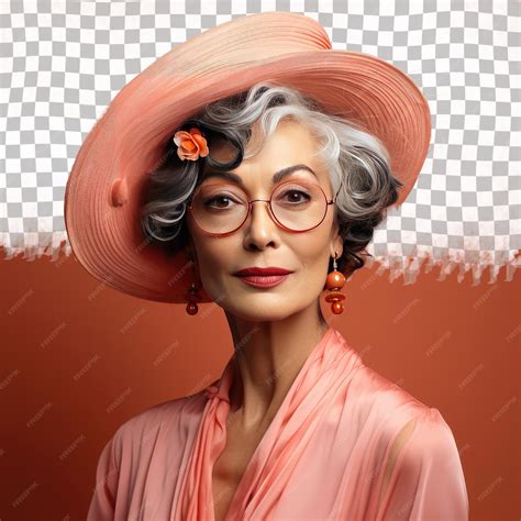 A Empowered Senior woman with Short Hair from the Mongolic ethnicity