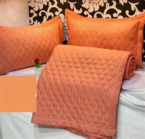 Queen size Polyester Bedspreads Quilted, Size: 90*100 inch at Rs 990 ...