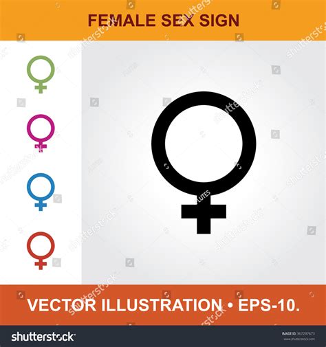 Vector Icon Female Sex Sign Title Stock Vector (Royalty Free) 367297673